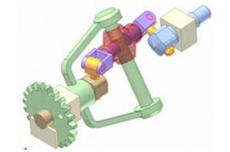 [Mô phỏng cơ cấu cơ khí] Biến tốc bằng cơ cấu thanh