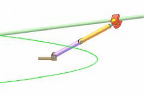 [Mô phỏng cơ cấu cơ khí] Conic section compass 2