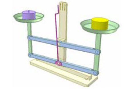 [Mô phỏng cơ cấu cơ khí] Cân hai đĩa 1